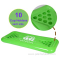 Beer pong pool float customized beer pong table